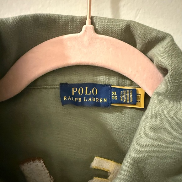 Polo Ralph Lauren Peace, Love, Polo Military Button Down Shirt Jacket - Picture 3 of 8